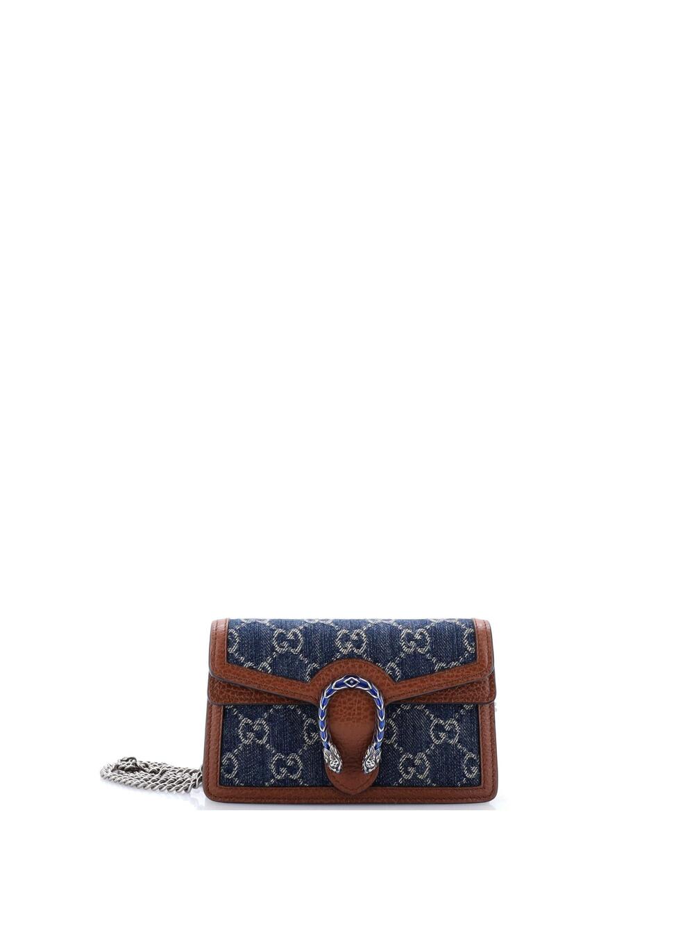 Gucci Dionysus Bag Gg Denim Super Mini #348444G10B